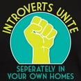 thumbnail image 3 of CafePress - Introverts Unite Dark T Shirt - Men's Classic Graphic Cotton T-Shirt, 3 of 4
