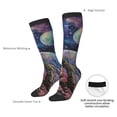 thumbnail image 4 of Fotbe Rainbow Astronaut Space Landscape Calcetas Divertidas Estampadas para Hombre y Mujer, Calcetas de Algodón hasta la Rodilla para Caminar, Correr, Enfermería y Embarazo, 4 of 6