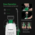thumbnail image 6 of VIVOSUN 1 Gallon Pump Pressure Sprayer, 4L Pressurized Lawn & Garden Water Spray Bottle with 3 Water Nozzles, Adjustable Shoulder Strap, Pressure Relief Valve, for Plants and Cleaning, 6 of 7