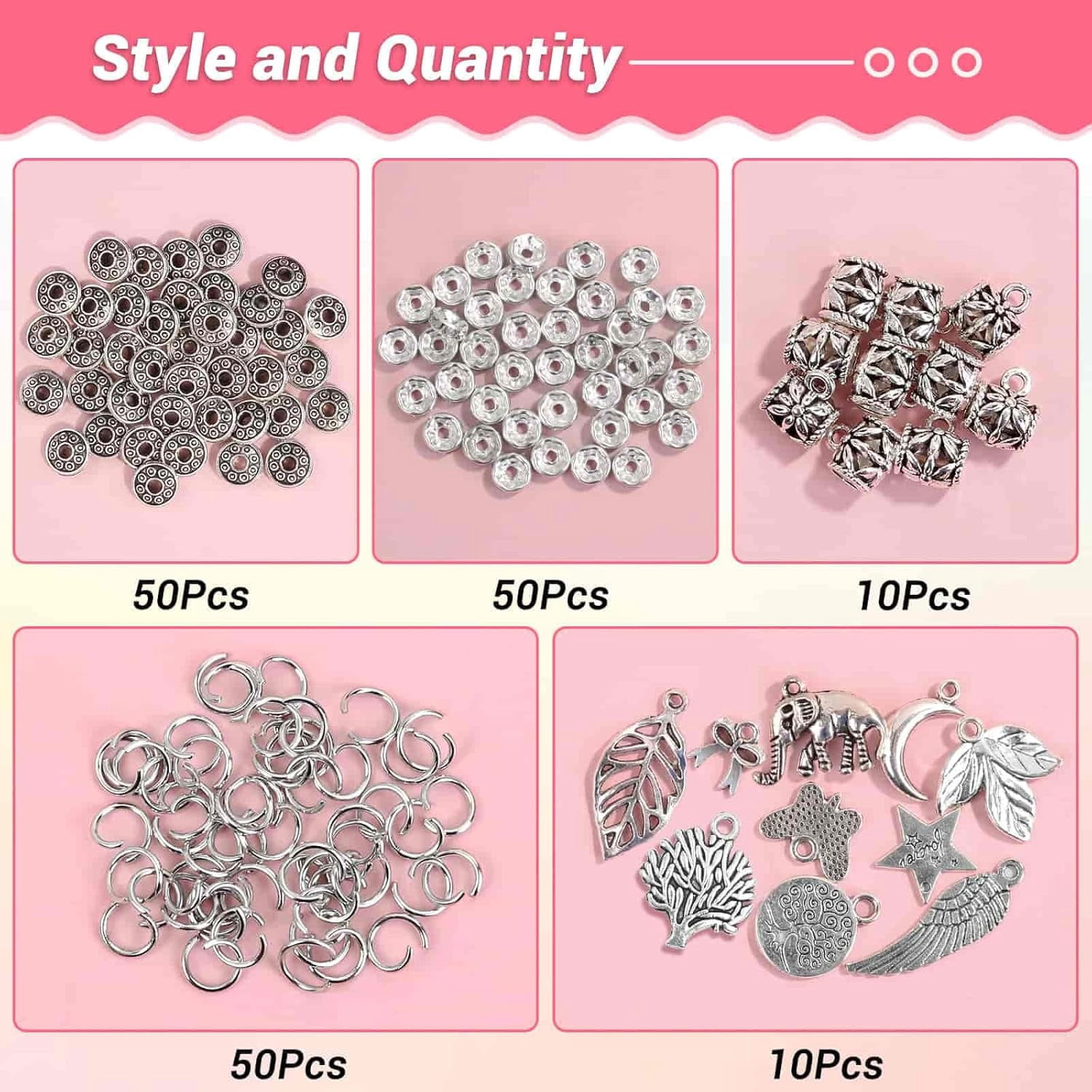 Stone Jewelry Making Kit, Crystal Bracelet Making Kit for Adults, Natural Beads for Jewelry Making