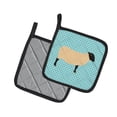 thumbnail image 2 of Carolines Treasures BB8146PTHD Suffolk Sheep Blue Check Pair of Pot Holders, 2 of 3