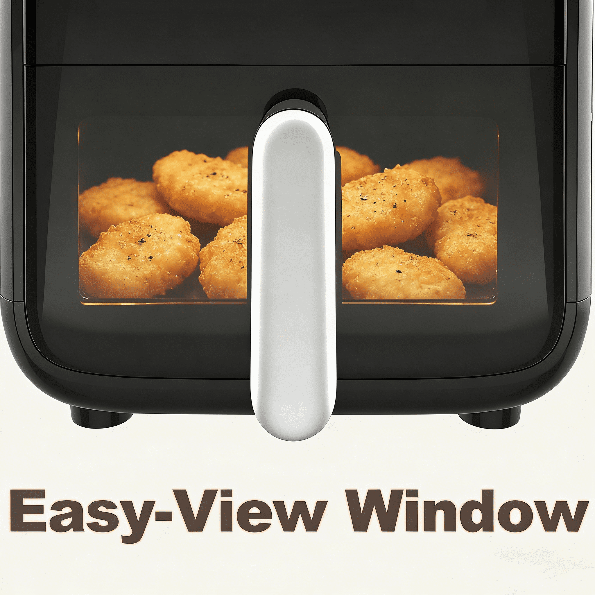 Air Fryer, 7.9QT Digital Air Fryer with Viewing Window, 12-in-1 Multi-Function, Air Fry, Roast, Dehydrate, Reheat & More, 400°F Max Temperature, Nonstick Basket, Easy Clean, 1700W for Family