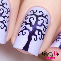 Whats Up Nails Scary Tree Vinyl Stencils for Halloween Nail Art Design