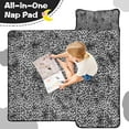 thumbnail image 4 of Black and Tan Leopard Print Toddler Nap Mats for Kids Preschool,Sleeping Mat Bag or Kids,Toddler Sleeping Bag,Toddler Nap Mat or Daycare, 4 of 6
