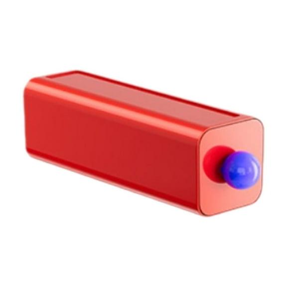 Btomtd Underwear and Socks Storage Box with Push Pull Designs, Wall Mounted Drawer Type Organizer for Dormitory, Desk Stationery Storage Containers, Size 1.2L, Red