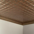 thumbnail image 2 of FASÄDE Traditional 4 Decorative Vinyl 2ft x 4ft Glue Up Ceiling Panel in Copper Fantasy (5 Pack), 2 of 5
