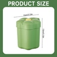 thumbnail image 3 of XKHAZA Cute Flower Shape Wastebasket, Mini Desk Trash Can with Lid, Desktop Mini Plastic Waste Garbage Can Countertop Garbage Bin Mini Waste Can for Desk Car Office Home Kitchen, 3 of 7
