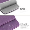 thumbnail image 3 of Funda para portátil MoKo para 13,3 a 14 pulgadas, color morado, 3 of 9