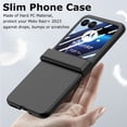 thumbnail image 4 of for Motorola Razr+ 2023 Case with Integrated Glass Screen Protector, [Removal Hinge Protection] Full Coverage Slim Hard PC Cover Scratch-Resistant Phone Case for Moto Razr Plus 2023 - Black, 4 of 6