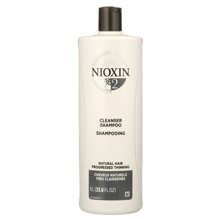 Nioxin System 2 Cleanser Shampoo 1 Liter/33.8Oz (The Best Shampoo For Men)