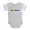 Heather Gray, variant on CafePress - Row Rw Heart - Cute Infant Baby Football Bodysuit