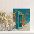 thumbnail image 2 of Goldfish Phone Booth Surreal Canvas Print, Whimsical Creative Art, Unique Home Wall Decor, 2 of 8