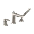 thumbnail image 3 of Kohler 97070-4-BL 1.75 GPM 1 Handle Deck-Mount Bath Faucet with Hand Shower - Matte Black, 3 of 4