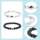 thumbnail image 4 of Pulseras Yin Yang de moda para hombres y mujeres, pulsera con dijes Taiji Yin Yang, pulseras de pareja con cuentas de turquesa blanca natural y negra, pulsera de amistad a distancia, joyería, 4 of 7