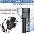 thumbnail image 6 of SUGASKET GMB-D-23130 Water Dispenser Water Pump Compatible with Midea 1.2L/Min Energy Efficient Low Noise Solution, 6 of 6