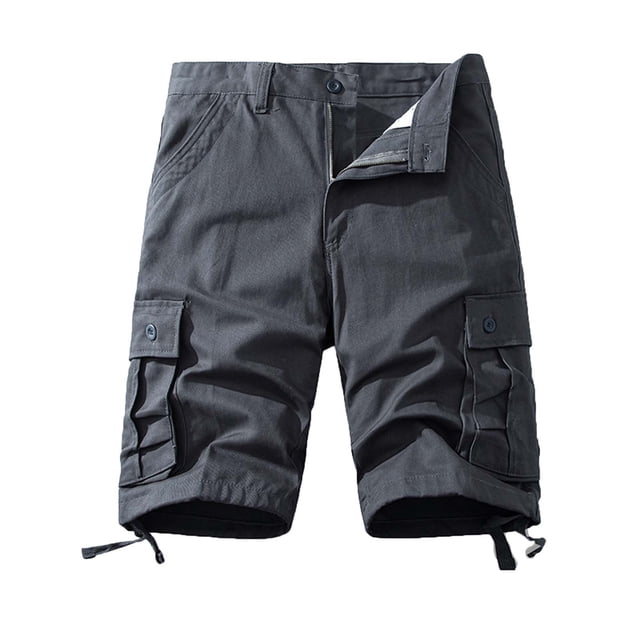 Birdeem Mens Plus Size Cargo Shorts Multi-Pockets Relaxed Summer Beach Shorts Pants