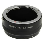 Fotodiox  Pro Lens Mount Adapter - Contax-Yashica SLR Lens To Nikon 1-Series Mirrorless Camera Body
