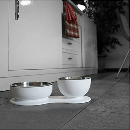 DFBeautifool PET Suppertime Double Bowl Set