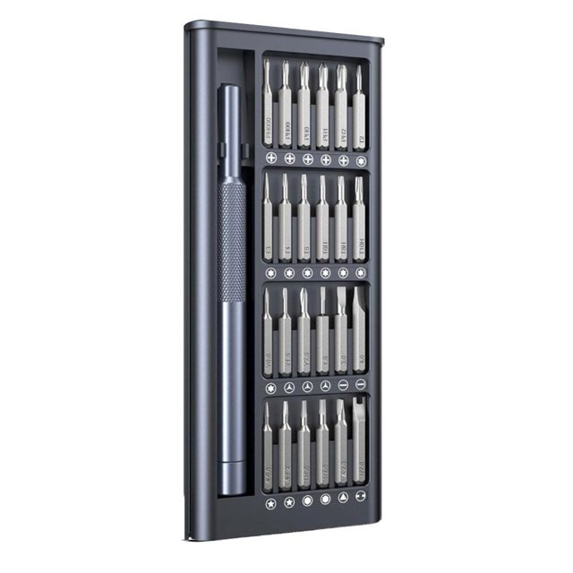 Magnetic Precision Set Kit Professional Repair Tools for Phone Electronics Computer Hex Torx PC Bits with Portable Set, with Repairing Driver Portable Glass Eyeglass kit, Eyeglass