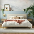 thumbnail image 2 of Mr. Kate Daphne Upholstered Bed with Vertical Channel Tufted Headboard, King, Ivory Velvet, 2 of 26