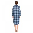 thumbnail image 5 of Women's Nightshirt Long Sleeve Button Down Nightgown V-Neck Sleepwear Pajama Dress, 5 of 11