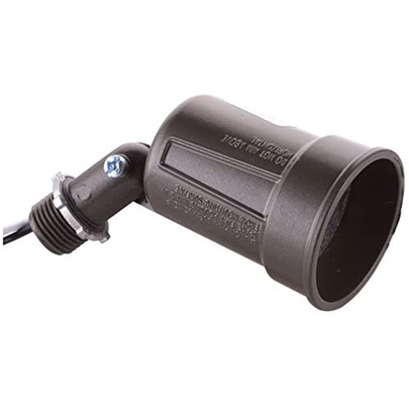 Hubbell-Raco 5606-7 5606 Adjustable Lamp Holder, 75-150 W, Par38, Die Cast Zinc, Bronze