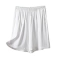 thumbnail image 2 of CQONEPT Oversize Shorts for Women Ice Silk Quick Dry Stretch Shorts Summer Workout Athletic Gym Pants with Pockets White 5XL, 2 of 5