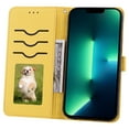 thumbnail image 4 of for Samsung Galaxy Note 20 Wallet Case with Wrist Strap Kickstand Magnetic Card Slots Phone Cover for Samsung Galaxy Note 20 (6.7 Inch),Yellow, 4 of 7