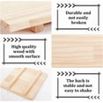 thumbnail image 4 of 1pc Wooden Clay Board Mat Mud Board Square for Sculpture Craft Tool BurlyWood 24x24x2.95cm, 4 of 6