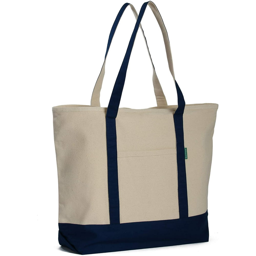 Download Heavy Duty Cotton Canvas Tote Bag Women's for Grocery ...