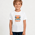 thumbnail image 2 of Boys Graphic T Shirt Summer Adventure California Short Sleeve Tee Beach Vacation Style 100% Cotton Soft Kids Tops 4-13Y, 2 of 5