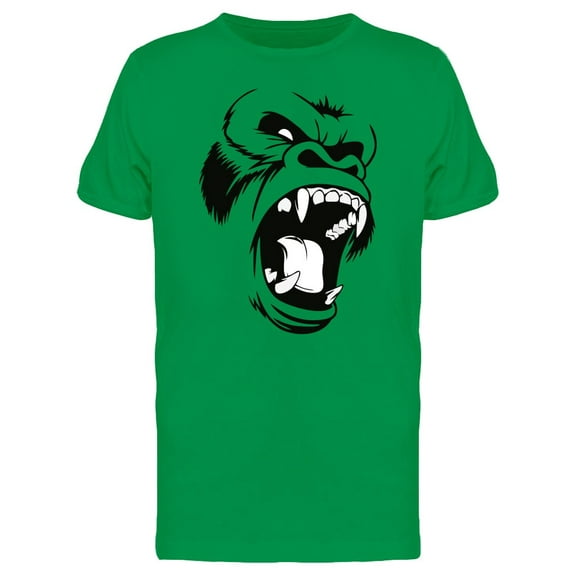 Angry Gorilla Face Tee Men's -Image by Shutterstock