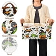 thumbnail image 5 of Collapsible Storage Bins Fabric Shelf Baskets with Handles 16.9"x11.4"x7.7" Closet Organizer Halloween Frogs Pumpkin Candy, 5 of 8