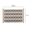 thumbnail image 3 of MERILER Cotton and Linen Fabric Placemats with Tassel Hanging, Color-Blocked Western-style Decorative Mats for Holiday Events and Daily Use, 3 of 6