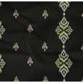 thumbnail image 4 of oneOone Organic Cotton Poplin Twill Fabric Stripe & Swirl Ikat Print Fabric By The Yard 42 Inch Wide, 4 of 4
