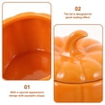 thumbnail image 4 of Miangastore Ceramic Tea Canister Small Storage Container Pumpkin Shape Cookie Jar Kitchen Storage Jar, 4 of 8