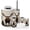 Color 1, variant on Bathroom Accessory Set 6 Piece with Hunting Moose River Wilderness Animal Rustic Farmhouse Moose Toothbrush Holder, Soap Dispenser, Soap Dish, Trash Can with Lid, Toothbrush Cup, Toilet Brush Holder