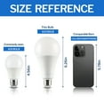 thumbnail image 3 of Great Value High Output A23 LED Light Bulb, 30-Watt (300W Equivalent), Soft White, E26 Medium Base, 3 of 12