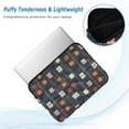 thumbnail image 2 of FORMRS 13-13.3 inch Laptop Sleeve Case Soft Carrying Quilted Computer Bag Cover, Orange Checkered Pattern, 2 of 4