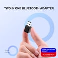 thumbnail image 1 of stanreset Récepteur USB Bluetooth et Adaptateur Bluetooth 5.0 2 en 1 Noir, 1 of 6