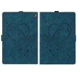 thumbnail image 6 of SaniMore Case for Fire 7" 12th Gen 2022, PU Leather Case with Embossed Butterfly Shockproof TPU Back Card/Pen Holder Anti-slip Stand Full Protective Fashion Wallet Cover, Blue, 6 of 6