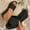#0086-Black, variant on Xucatan Women's Floral Embroidered Wedge Mules, Open Toe Platform Slides with Padded Insole, Round Toe Delicate Cutout Slippers, Versatile Spring Summer Beach Footwear Gift