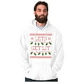 thumbnail image 5 of Ugly Christmas Lights Lets Get Lit Hoodie Sweatshirt Women Men Brisco Brands L, 5 of 5