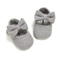 thumbnail image 3 of Fymall Newborn Infant Baby Soft Sole Bow-knot Crib Shoes, 3 of 5