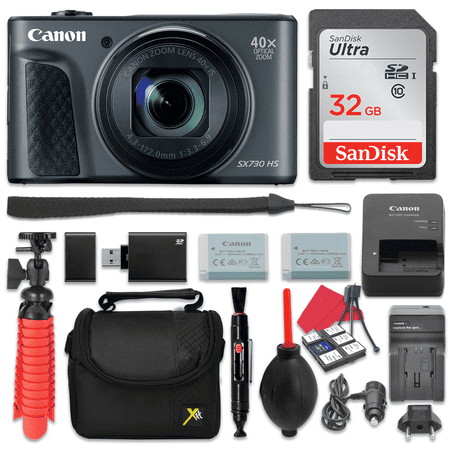 Canon PowerShot SX730 Digital Camera 40x Zoom Lens + 32GB SD + Spare Battery + Complete 
