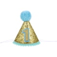 thumbnail image 1 of Miangastore Chapeau Conique en Tissu Bleu 1Ensemble 5.1x4.7in, 1 of 8