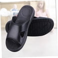 thumbnail image 4 of unbranded Pantuflas Para Casa Negras Con Tecnología Antiestática Suela Antideslizante Material PU, 4 of 8