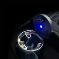 thumbnail image 4 of , con tapa de acero inoxidable LED, accesorios desmontables, mini interior, cubo de ceniza de para Negro Baoblaze Cenicero del vehículo, 4 of 7