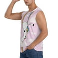 thumbnail image 3 of Balery Aerial Yoga for Unicorn Camisetas sin mangas para hombre, absorbe la humedad y protege contra el mal olor.-Large, 3 of 7