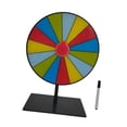 thumbnail image 4 of Juego de mesa giratoria con para niños, rueda giratoria con bolígrafo borrable, actividad didáctica, , mesa giratoria con 15 cuadrícula, 4 of 8